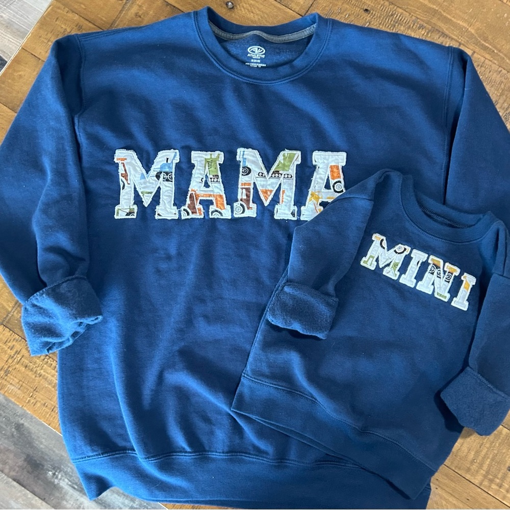 MAMA and MINI sweatshirt